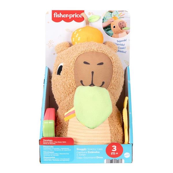 Imagen de Peluche Fisher-Price Capibara Estímulos y Juego.