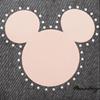 Imagen de Neceser 3 compartimentos Mickey Studs 14X10X3,5Cm