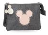 Imagen de Neceser 3 compartimentos Mickey Studs 14X10X3,5Cm