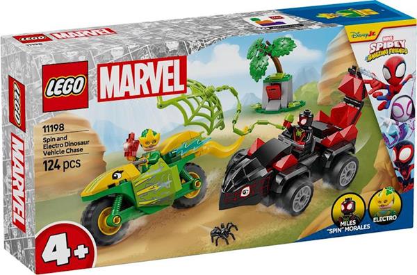 Imagen de Juego de construccion Spin Y Electro: Duelo De Vehículos Dinosaurio Lego Spidey