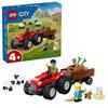 Imagen de Juego de consrtruccion Tractor Rojo Con Remolque Y Oveja Lego City