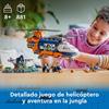 Imagen de Exploradores de la Jungla: Helicóptero en Campamento Base Lego City