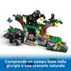 Imagen de Exploradores de la Jungla: Helicóptero en Campamento Base Lego City