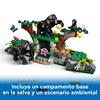 Imagen de Exploradores de la Jungla: Helicóptero en Campamento Base Lego City