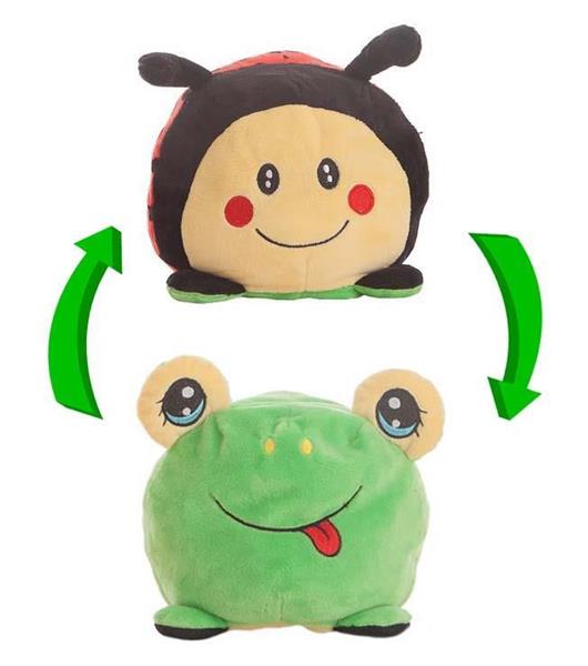 Imagen de Animal Peluche Carita Reversible 16 Cm