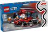 Imagen de Juego de construccion Parada En Boxes Formula 1  Y Equipo De Mecánicos Con Coche Ferrari Lego City Formula 1