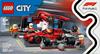 Imagen de Juego de construccion Parada En Boxes Formula 1  Y Equipo De Mecánicos Con Coche Ferrari Lego City Formula 1