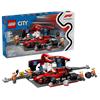 Imagen de Juego de construccion Parada En Boxes Formula 1  Y Equipo De Mecánicos Con Coche Ferrari Lego City Formula 1