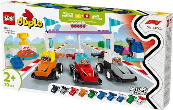 Imagen de Juego de construccion Coches De Carreras y Pilotos Del Equipo De F1 Lego Duplo.