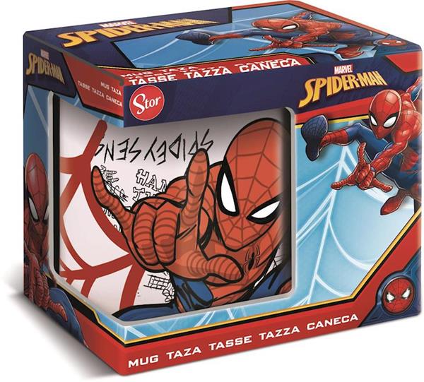 Imagen de Taza Ceramica Spiderman Urban Web En Caja De Regalo Sto 325 Ml