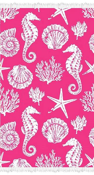 Imagen de Toalla Jacquard Terc.Heela Fucsia 100X170  - Modelos surtidos
