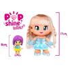 Imagen de Figura Pinypon Pop & Shine Cuentos 17 cm con pelo real que podrás convertir en princesa con purpurina y cristales.