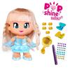 Imagen de Figura Pinypon Pop & Shine Cuentos 17 cm con pelo real que podrás convertir en princesa con purpurina y cristales.