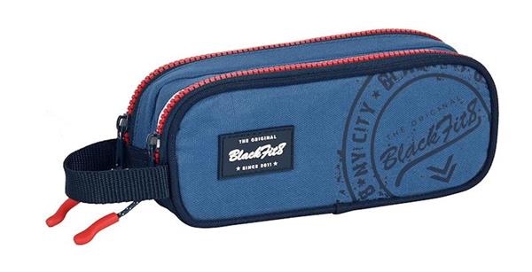 Imagen de Portatodo Doble Reciclable Blackfit8 "Stamp" 21X8X6Cm