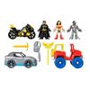 Imagen de Figuras y vehiculos DC Super Friends Superhéroes. Imaginex 7.5 cm