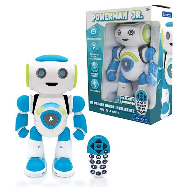 Imagen de Robot Interactivo Powerman JR.Habla,baila y toca música. Con efectos de luces y sonidos. 26.5x14.9x11.5 cm