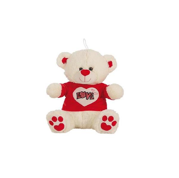 Imagen de Oso Peluche Camiseta Love Purpurina 50 Cm
