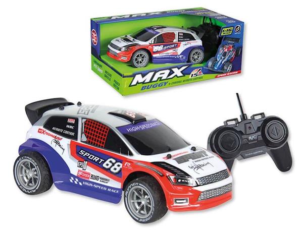 Imagen de Coche radio control Max Buggy 27MHz escala 1:16, 26x13x10cm