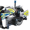Imagen de Juego Construccion Moto Policia retrofriccion 193 piezas. 7x19x9 cm