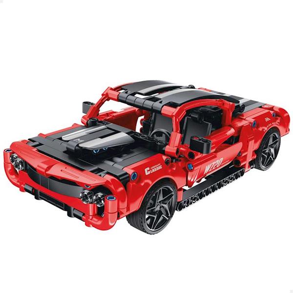 Imagen de Juego Construccion Coche Racing retrofriccion 457 piezas. 12x23.5x7.3 cm