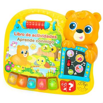 Imagen de Libro Interactivo Actividades con Luz, Sonidos y Melodias. 29x5.5x26.5 cm