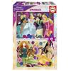 Imagen de Puzzle 2 en 1 de 48 piezas Disney Princess