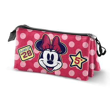 Imagen de Estuche Portatodo Triple Minnie Mouse Class 23 x8 x11 cm