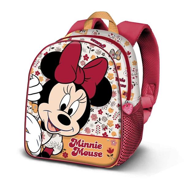 Imagen de Mochila 3D Elite Minnie Mouse Flowered 26 x11 x31 cm