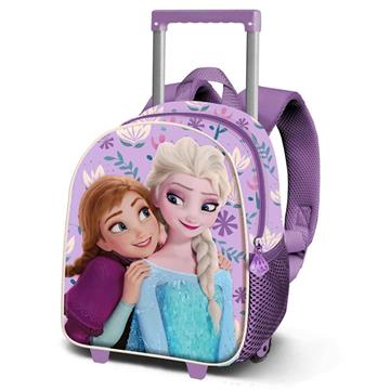Imagen de Mochila 3D con Ruedas Pequeña Frozen 2 Beauty 26 x13 x34 cm