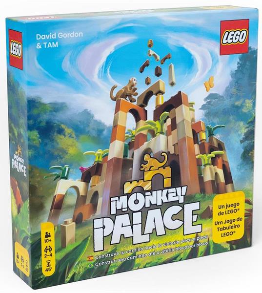 Imagen de Juego Monkey Palace. Construye el Palacio de los Monos mientras compiten por ladrillos y puntos bajo la mirada del Mono.