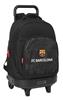 Imagen de Mochila Grande Con Ruedas Compact Extraible F.C.Barcelona "Black" 33X45X22 Cm
