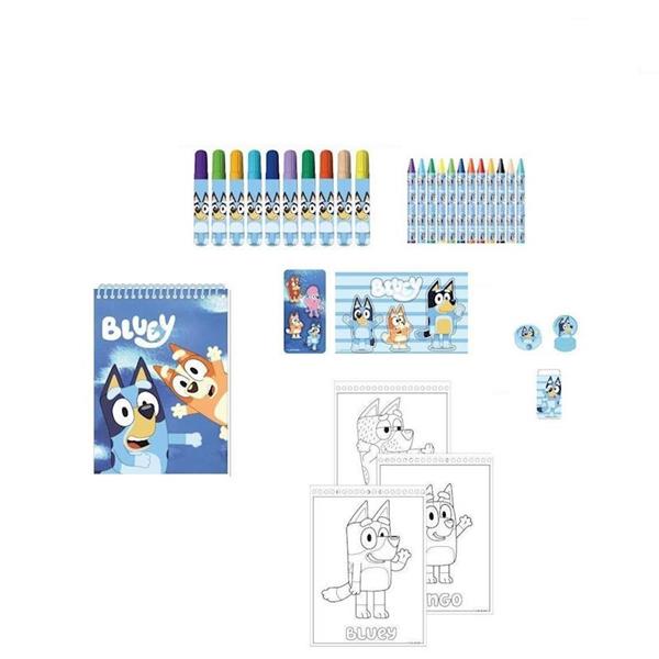 Imagen de Conjunto de papelería Coloreable Bluey 30.0 X 30.0 X 2.5 Cm