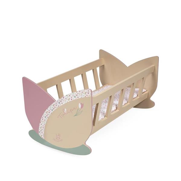 Imagen de Cuna Tulipan de Madera para Muñecas 