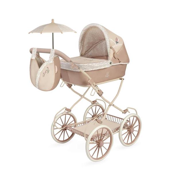 Imagen de Coche de muñeca plegable con sombrilla y BOLSO - para muñecas de hasta 48 cm.