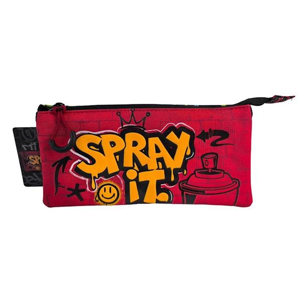 Imagen de Estuche Triple Ranking Grafitti.11 X 23 X 5 CM.