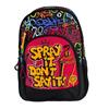 Imagen de Mochila Primaria Ranking Grafitti doble compartimento adaptable a carro 44 X 31 X 17 CM.
