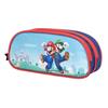 Imagen de Estuche Super Mario Triple. Interior Totalmente Forrado Y Personalizado. Acabados Y Cremalleras De Alta Calidad 37 X 27 X 17 CM.