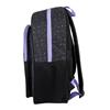 Imagen de Mochila Kuromi Primaria Doble Compartimento. Adaptable A Carro. Con Accesorio Pom-Pom.44 X 30 X 20 CM.