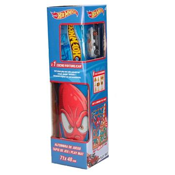 Imagen de Alfombra Hotweels 70X47,5 Cm +1 Coche