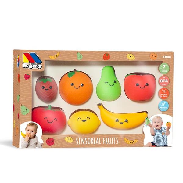 Imagen de Set De Frutas Sensoriales 7 piezas.