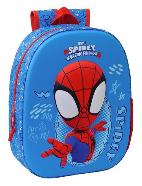 Imagen de Mochila Guarderia 3D Spidey 27x33x10 Cm