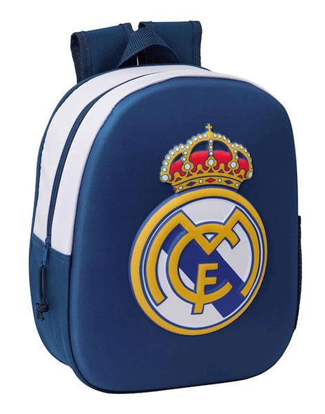 Imagen de Mochila Guarderia 3D Real Madrid 3D 27x33x10 Cm