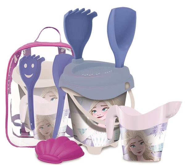 Imagen de Mochila Playa Cubo Frozen Con Accesorios