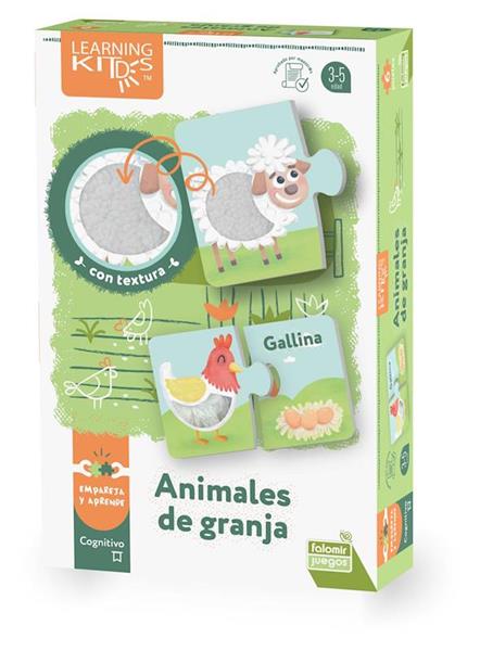 Imagen de Puzle De Tela Animales De Granja