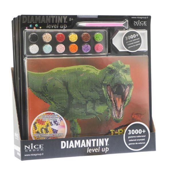Imagen de Diario Crystal Art Diamantiny Dinosaurios