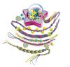 Imagen de Juego Pulseras De Amistad.Incluye un dispositivo especial para trenzar.18x18x6 cm