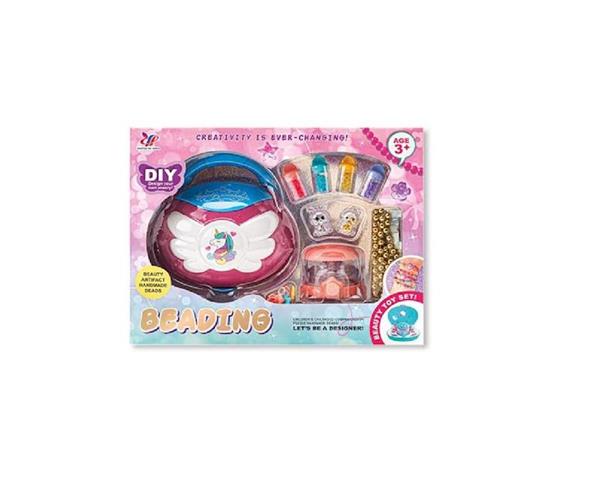 Imagen de Bolso con abalorios para pulseras y collares 32x9'5x25cm, mod. sdos - Modelos surtidos