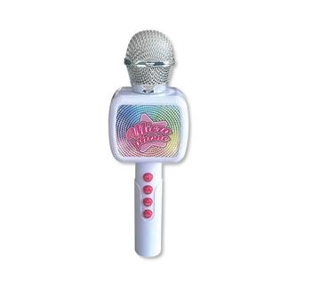Imagen de Micrófono Karaoke con bluetooth en color blanco 23cm