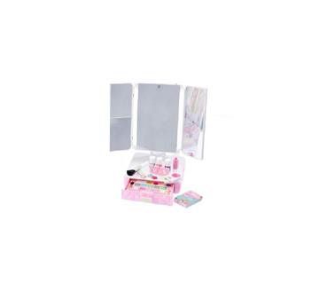 Imagen de Espejo Pink It  Studio Maquillaje Smart Vanity con 4 espejos uno de ellos de aumento y cajón con maquillaje.