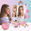 Imagen de Espejo Pink It  Studio Maquillaje Smart Vanity con 4 espejos uno de ellos de aumento y cajón con maquillaje.